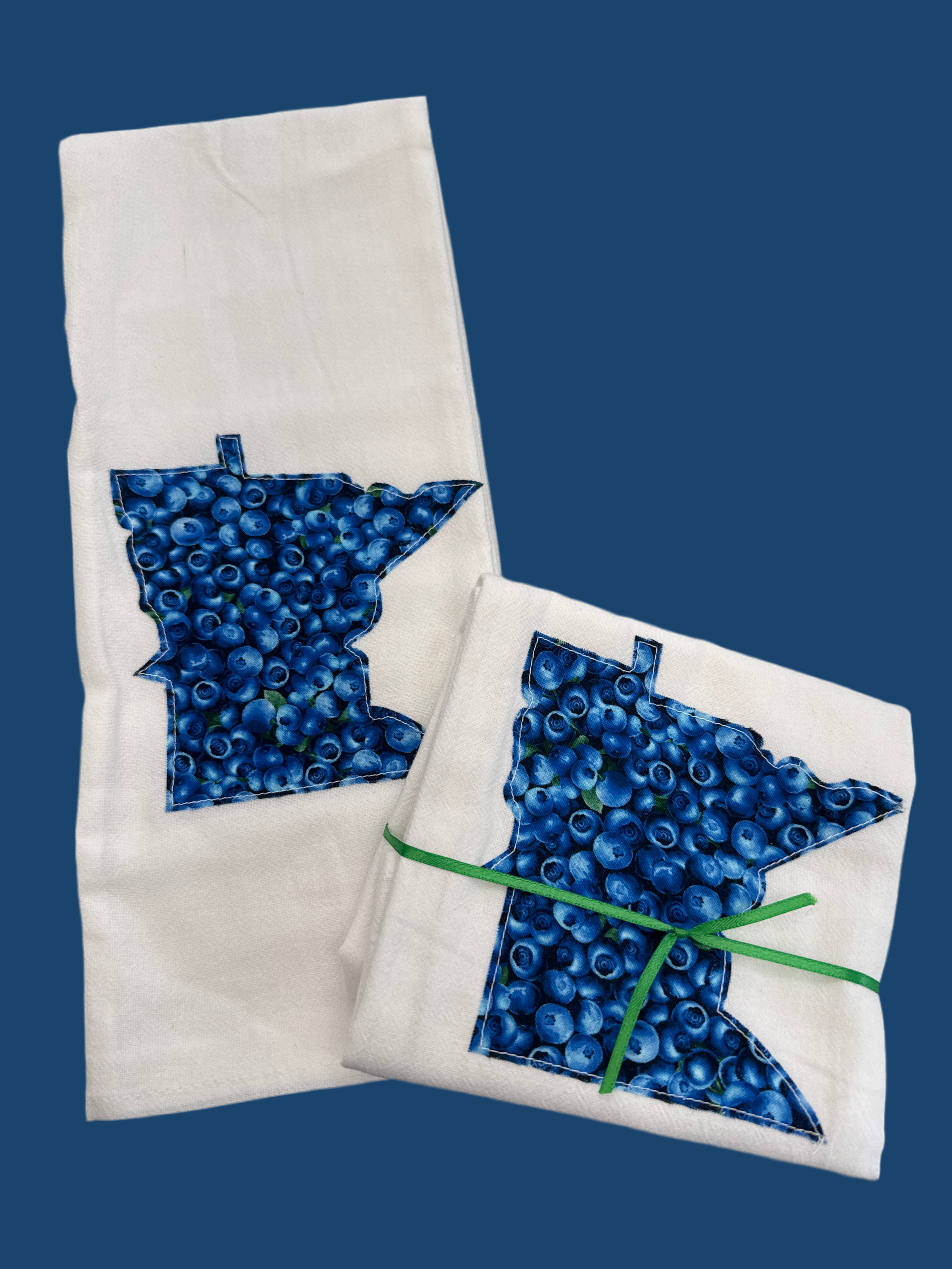 MN Blueberry "Let's Make Pie," Flour Sack Towel