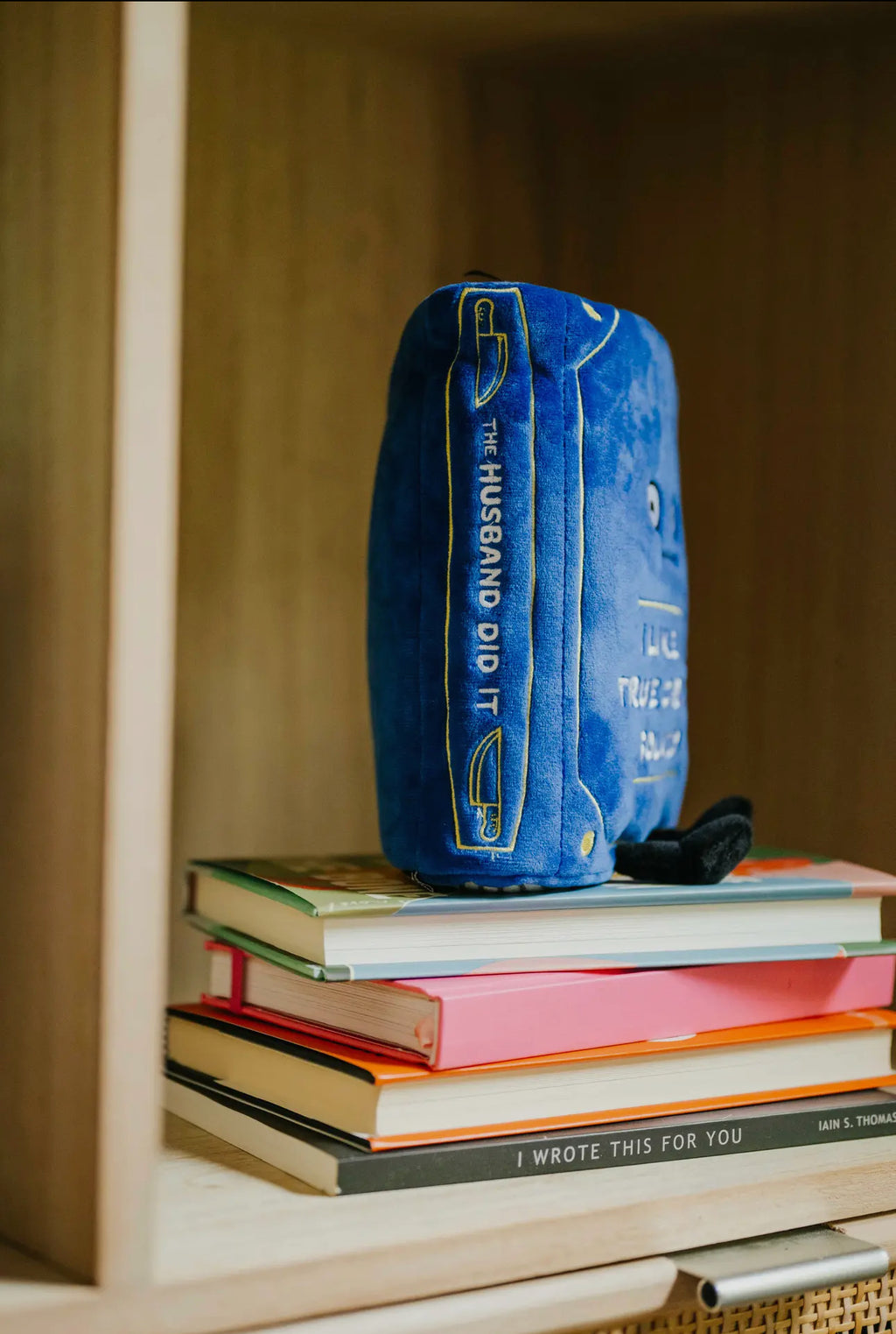 I Like True Crimes Solved Plush Book Punchkin