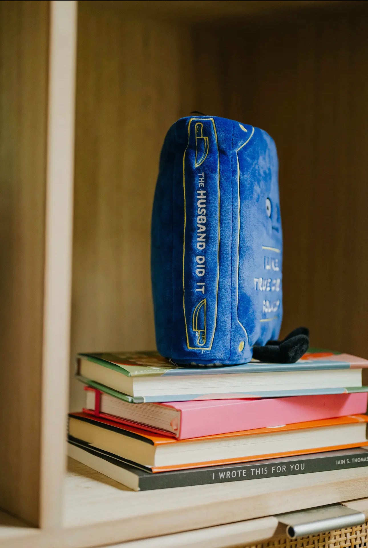 I Like True Crimes Solved Plush Book Punchkin