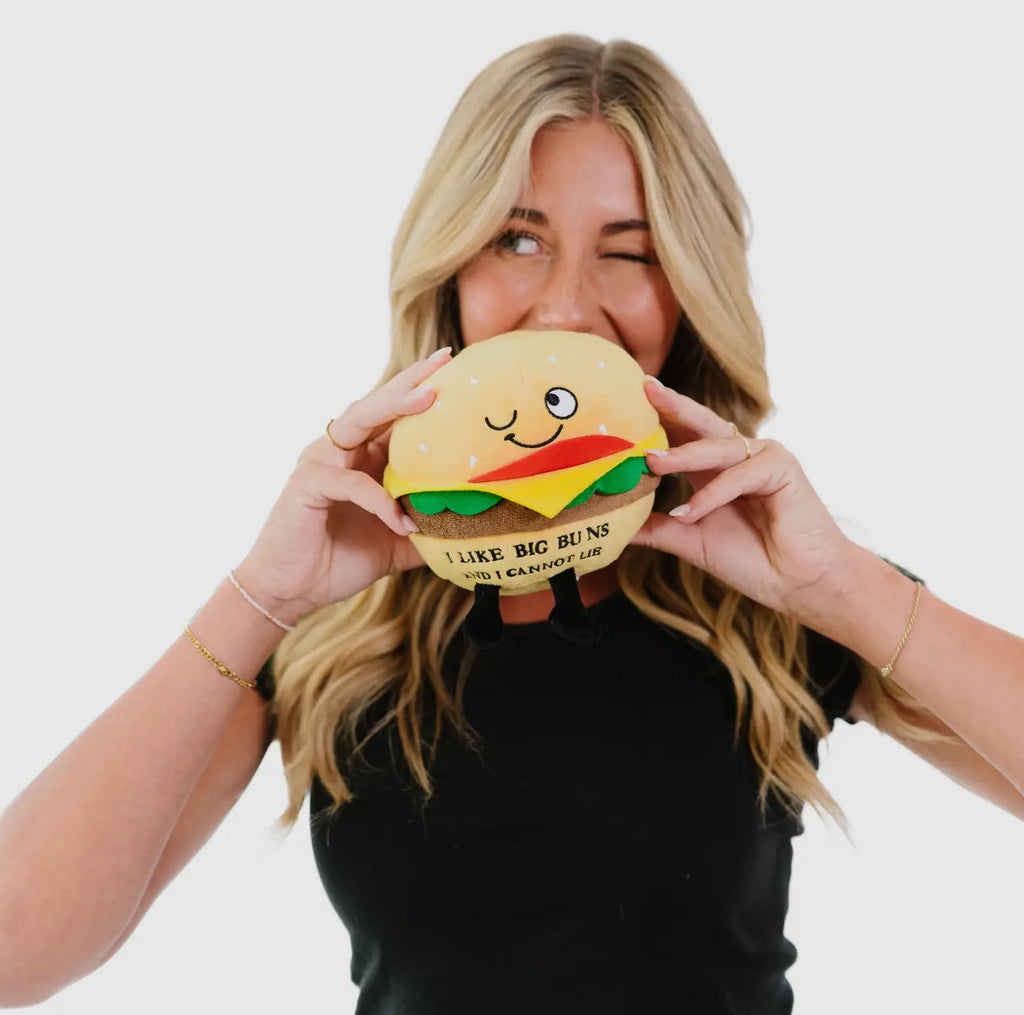 I Like Big Buns Plush Hamburger Punchkin