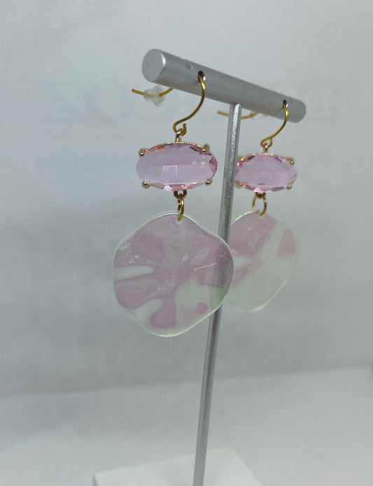 Mermaid Stone Dangle Earrings