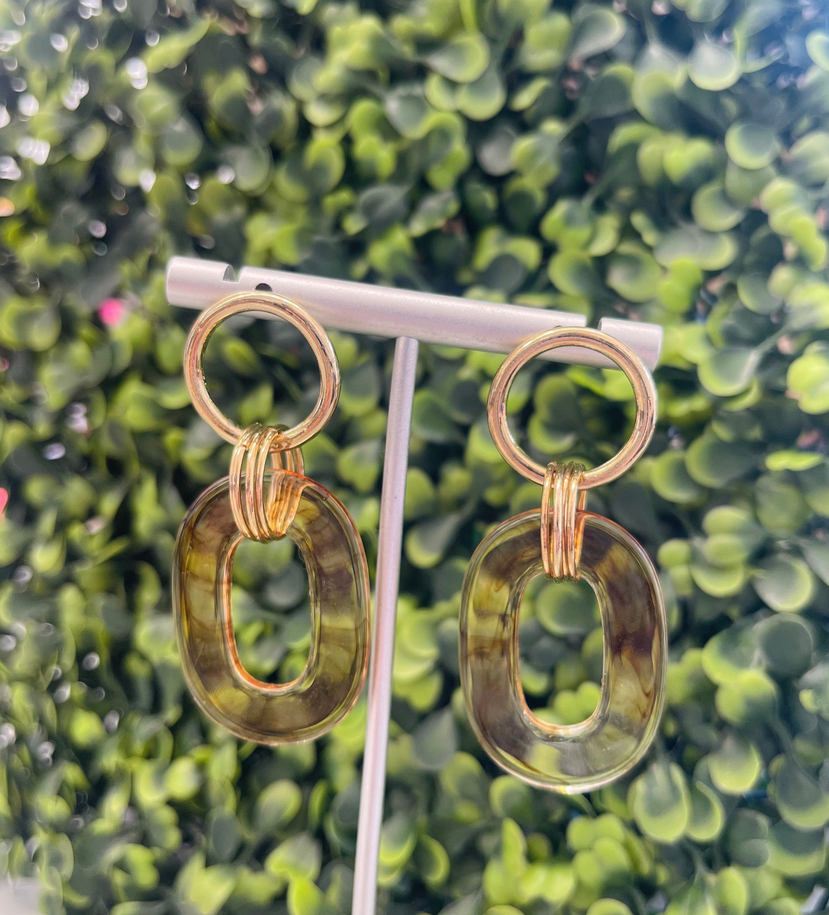 Georgann Golden Rings Earings