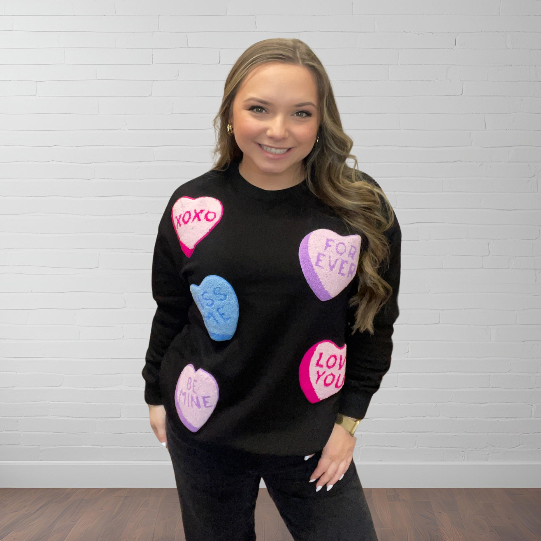 Sugar Rush Chenille Patch Pullover