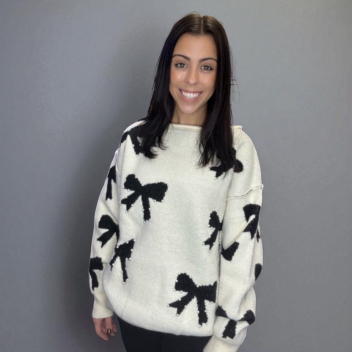 Tied With Love Bow Sweater
