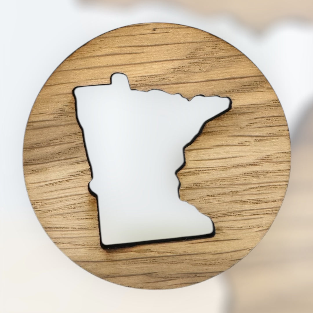 Minnesota Cut Out Magnet