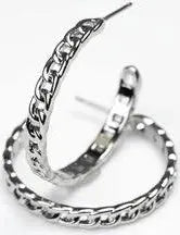 Arlo Silver Hoop Earrings
