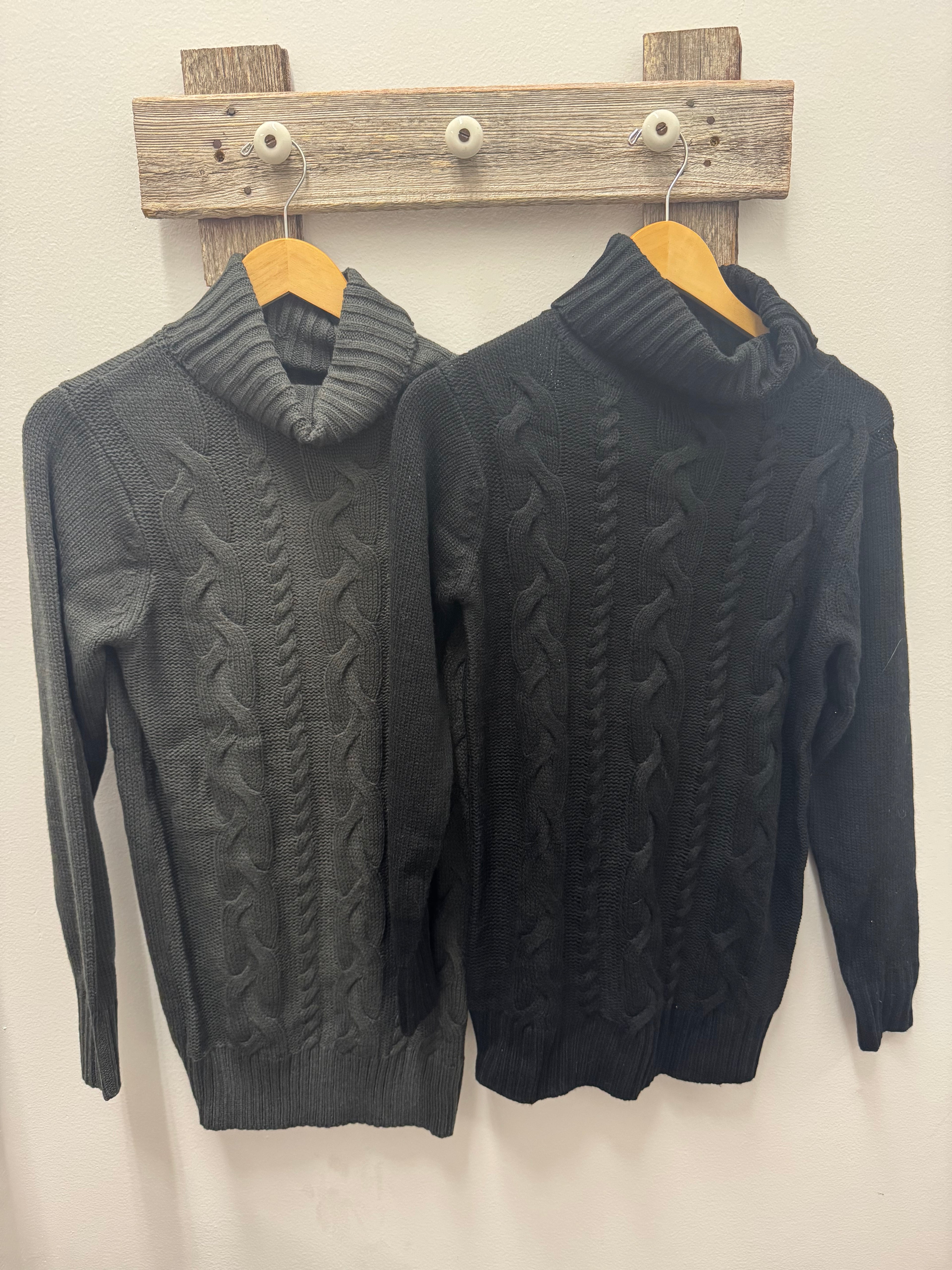 Grace Cable Turtleneck Sweater