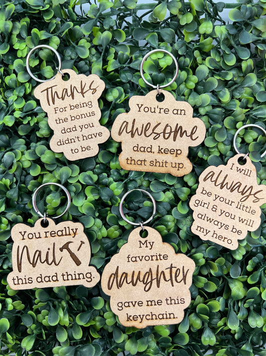 Father's Day Keychains