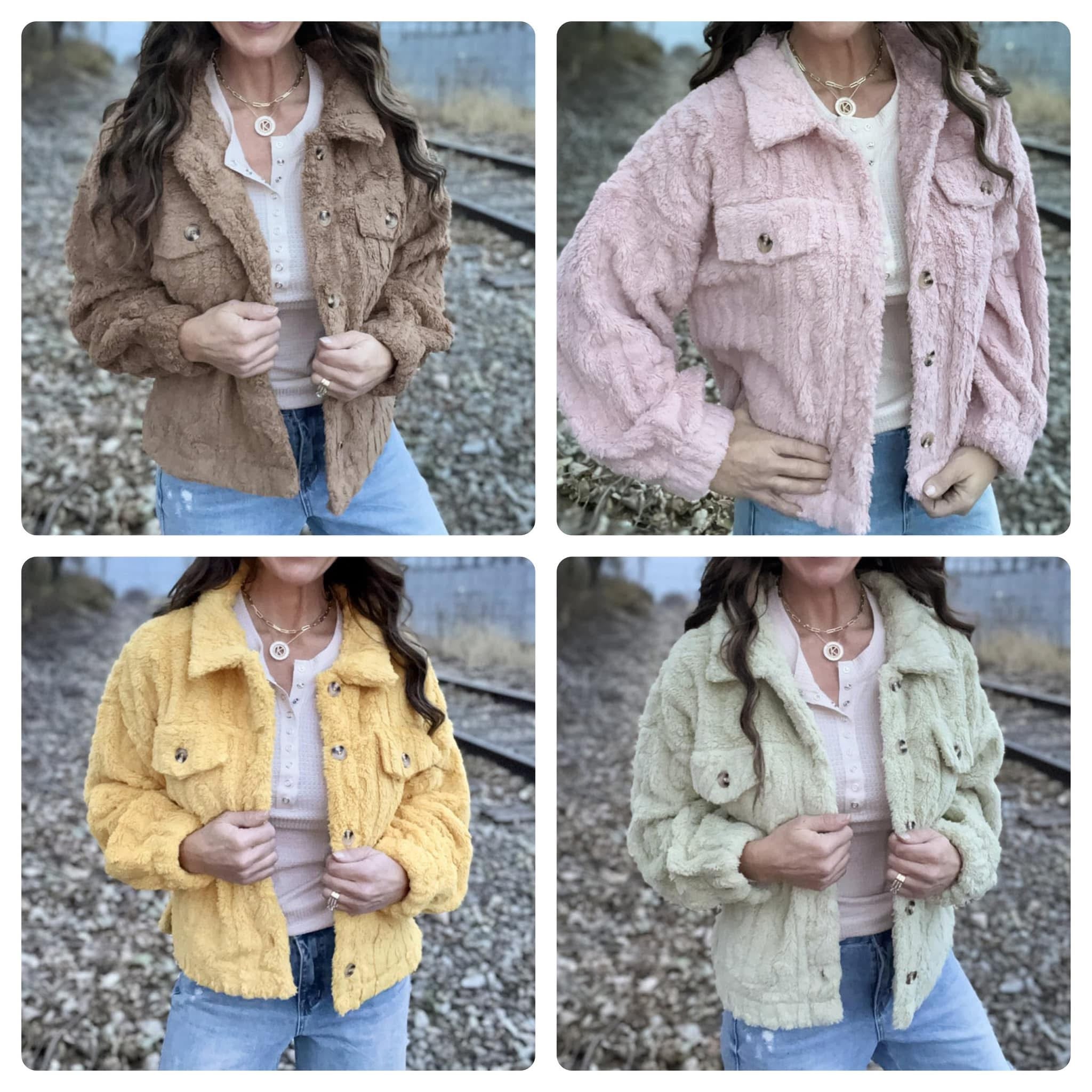 Jessie Teddy Bear Shacket