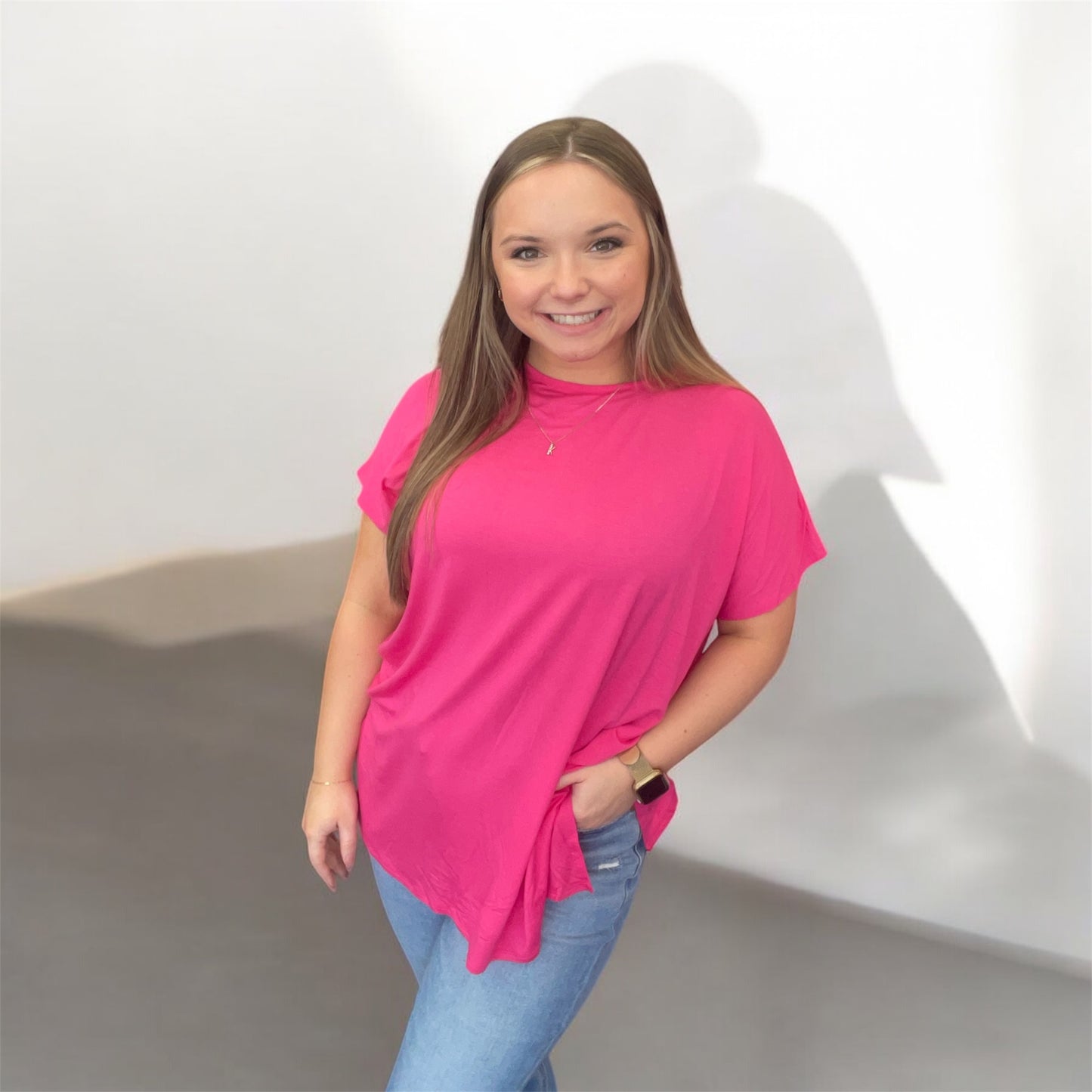 Pretty Basic Tee - Pink
