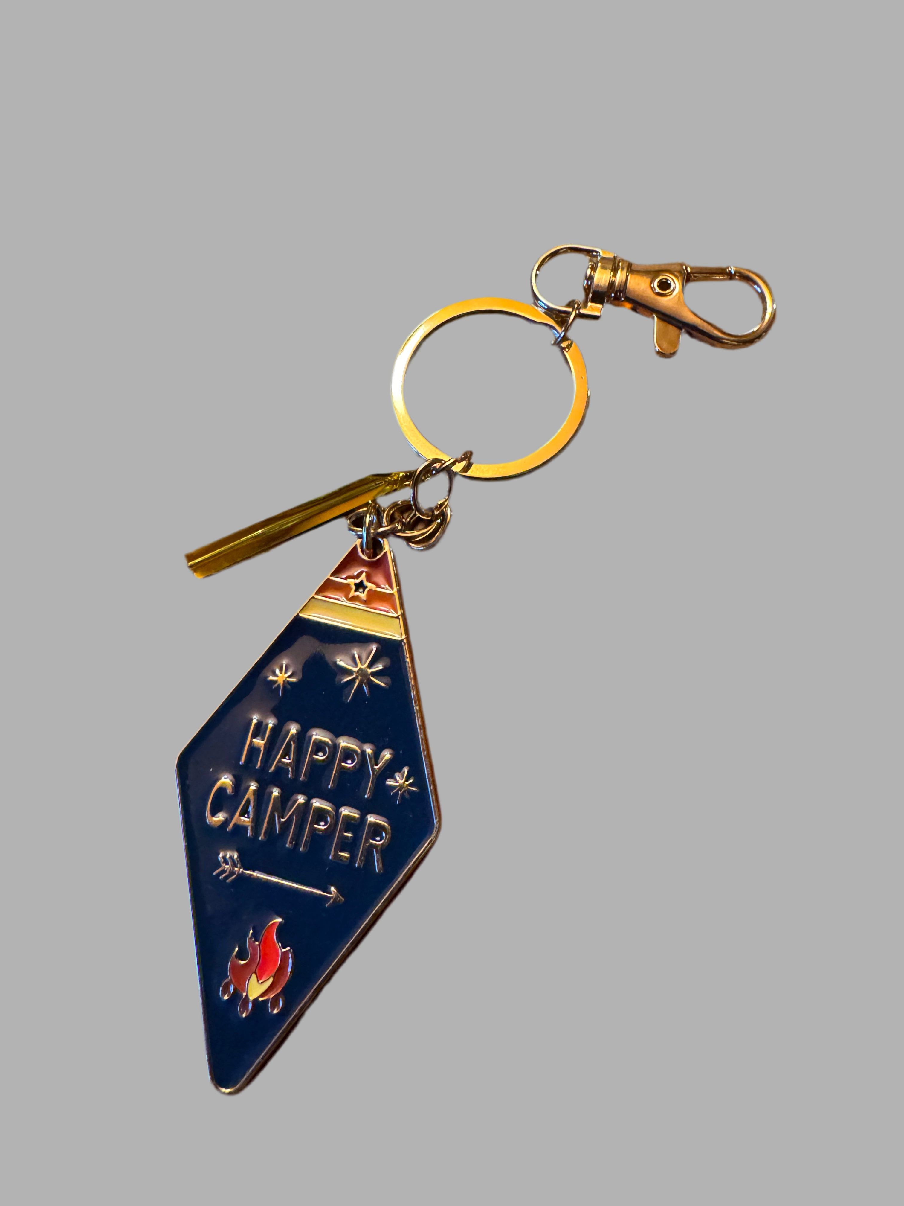Happy Camper Keychain