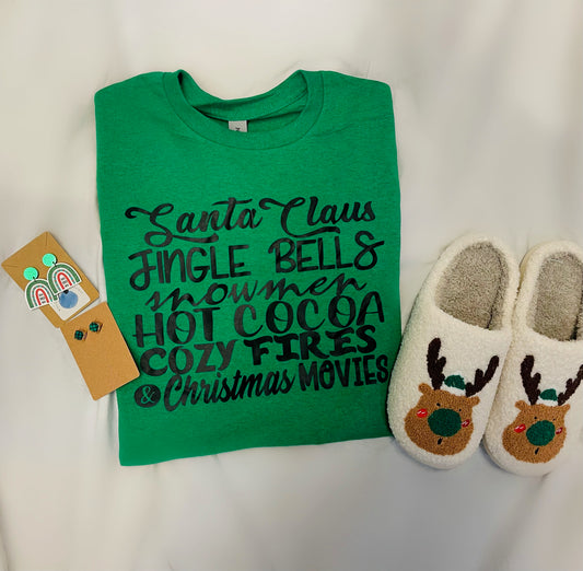 Green Christmas Tee