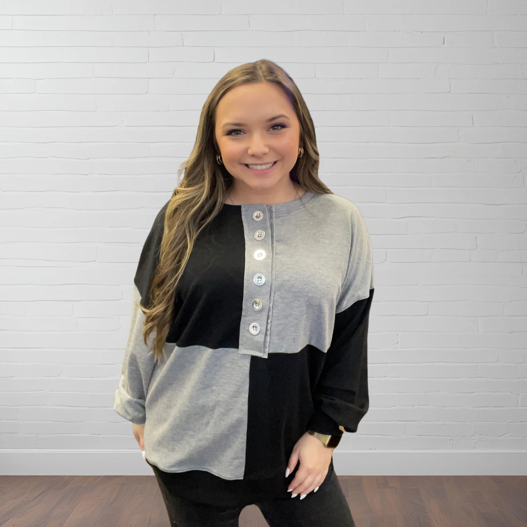 Baker Color Block Top