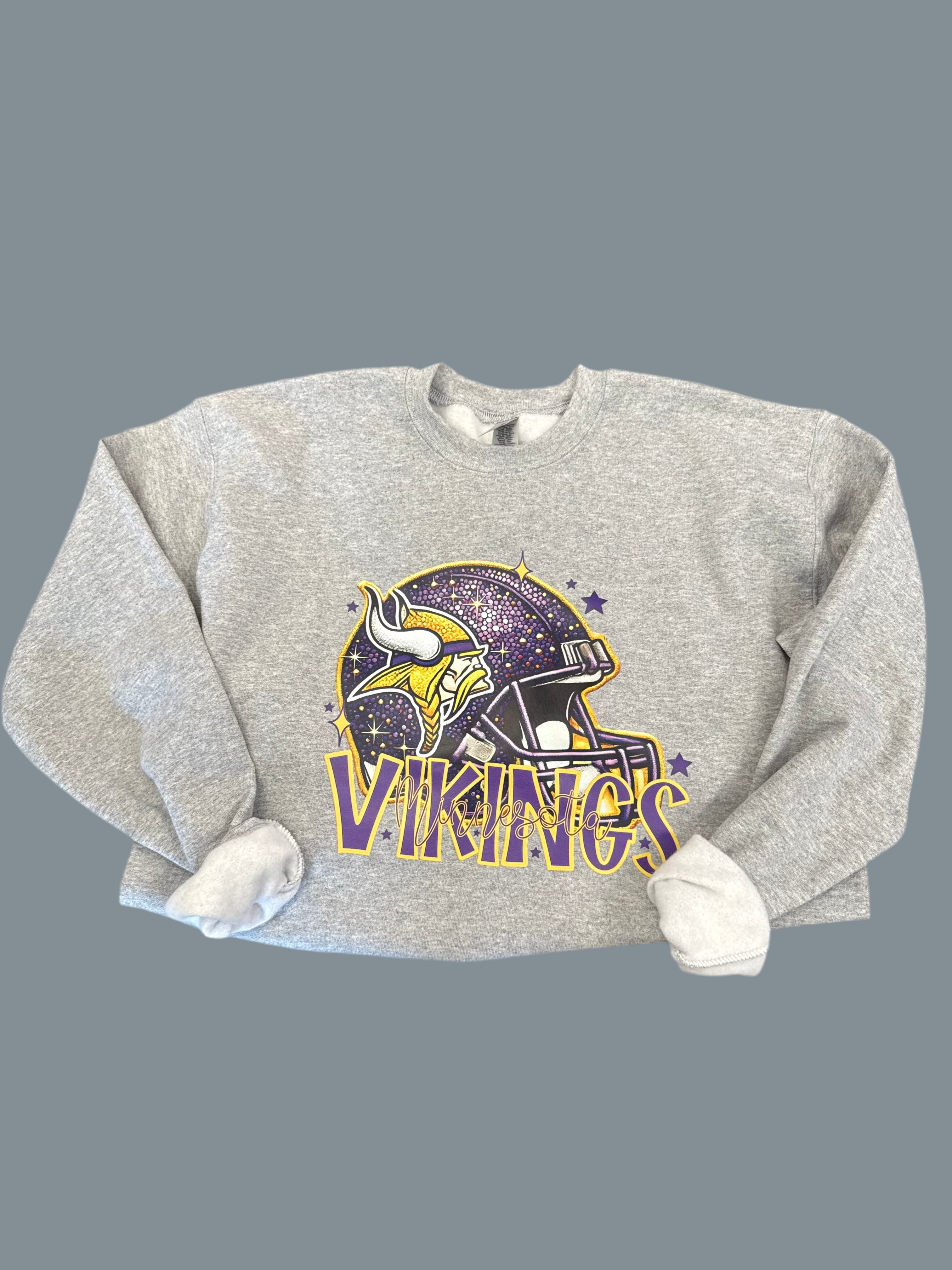 Kids Vikings Helmet Sweatshirt
