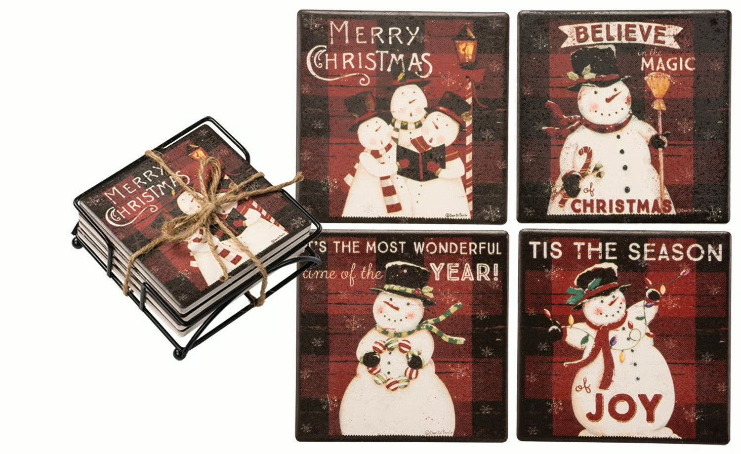 Christmas Coaster Set