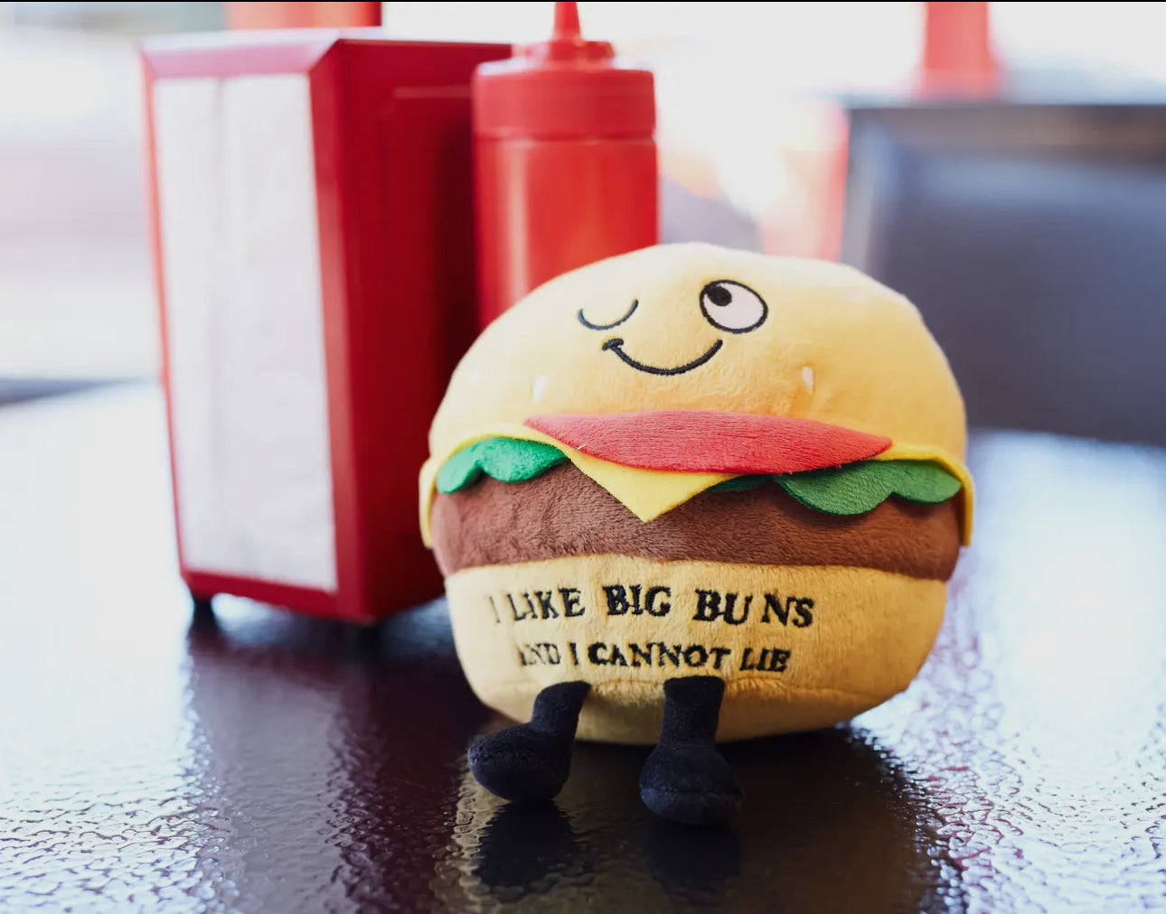 I Like Big Buns Plush Hamburger Punchkin