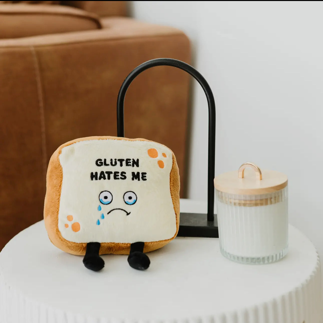 Gluten Hates Me Plush Bread Punchkin