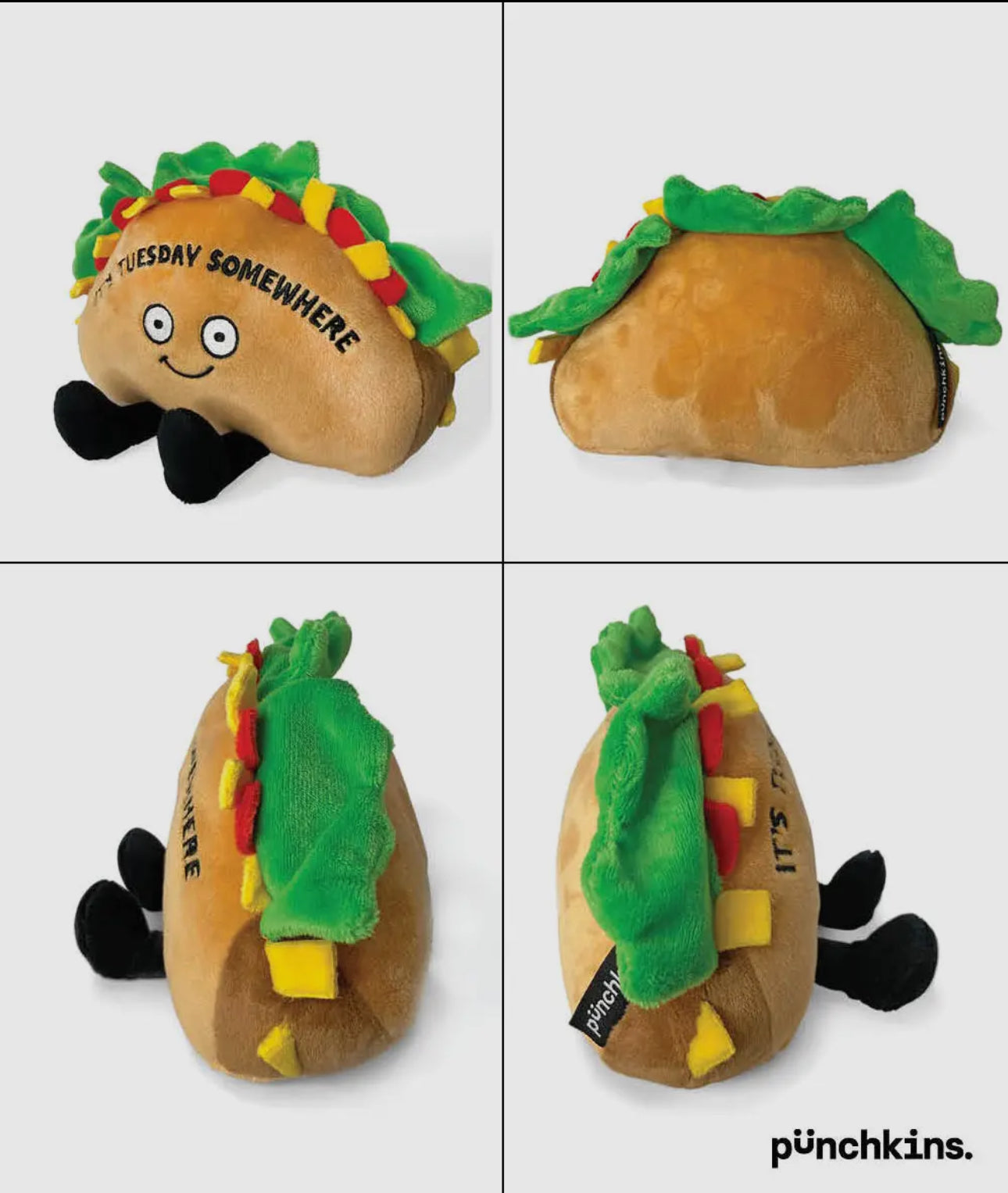 It's Tuesday Somewhere Plush Taco Punchkin