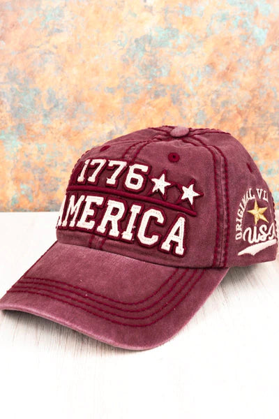 1776 America Baseball Hat