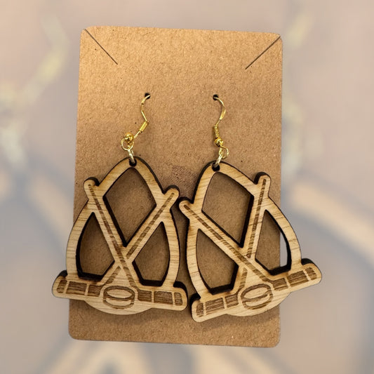 Wooden Hockey Hoops