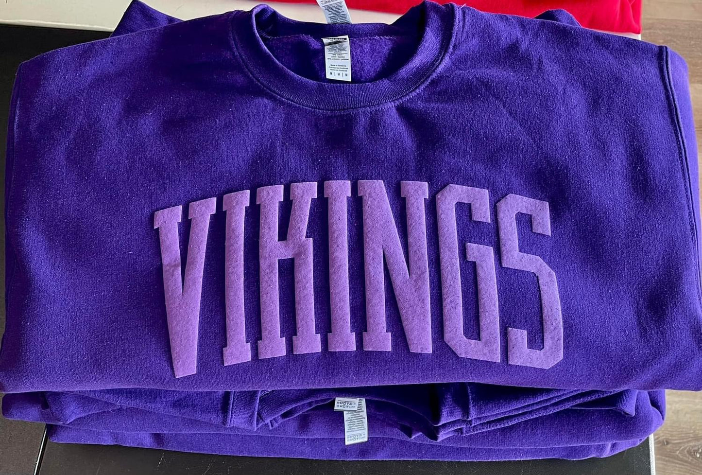 Vikings Puffed Crewneck