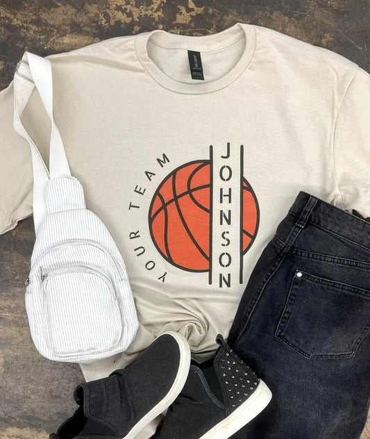 Custom Basketball Tee - read comments!!