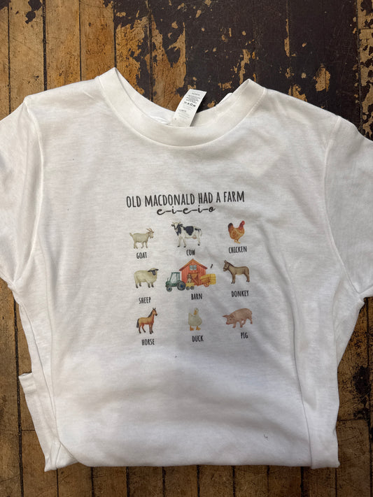 Old McDonald Tee