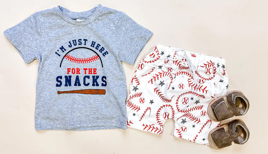 I'm Just Here For the Snacks Baseball Set