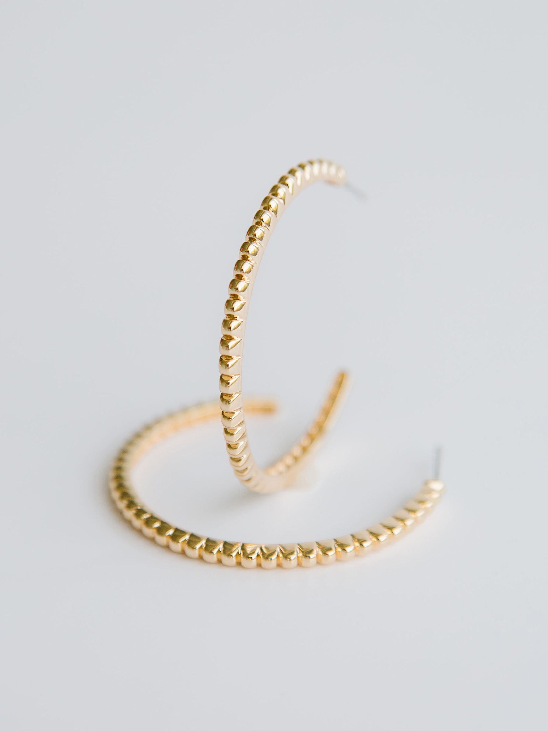 Frankie Gold Hoop Earrings