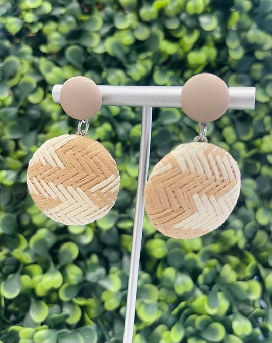 Neutral Knot Earrings