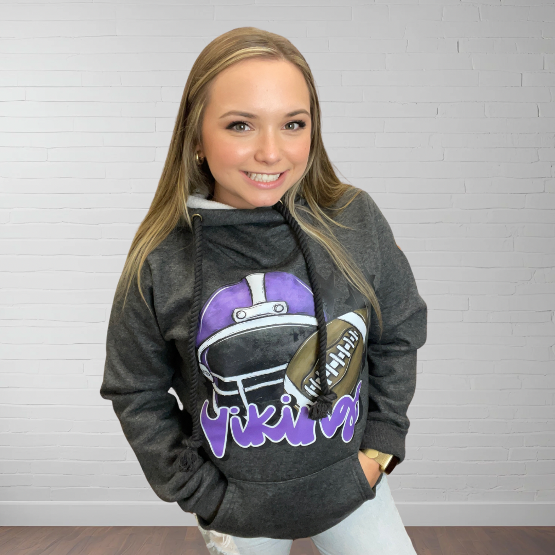 Vikings Fleece Lined Hoody