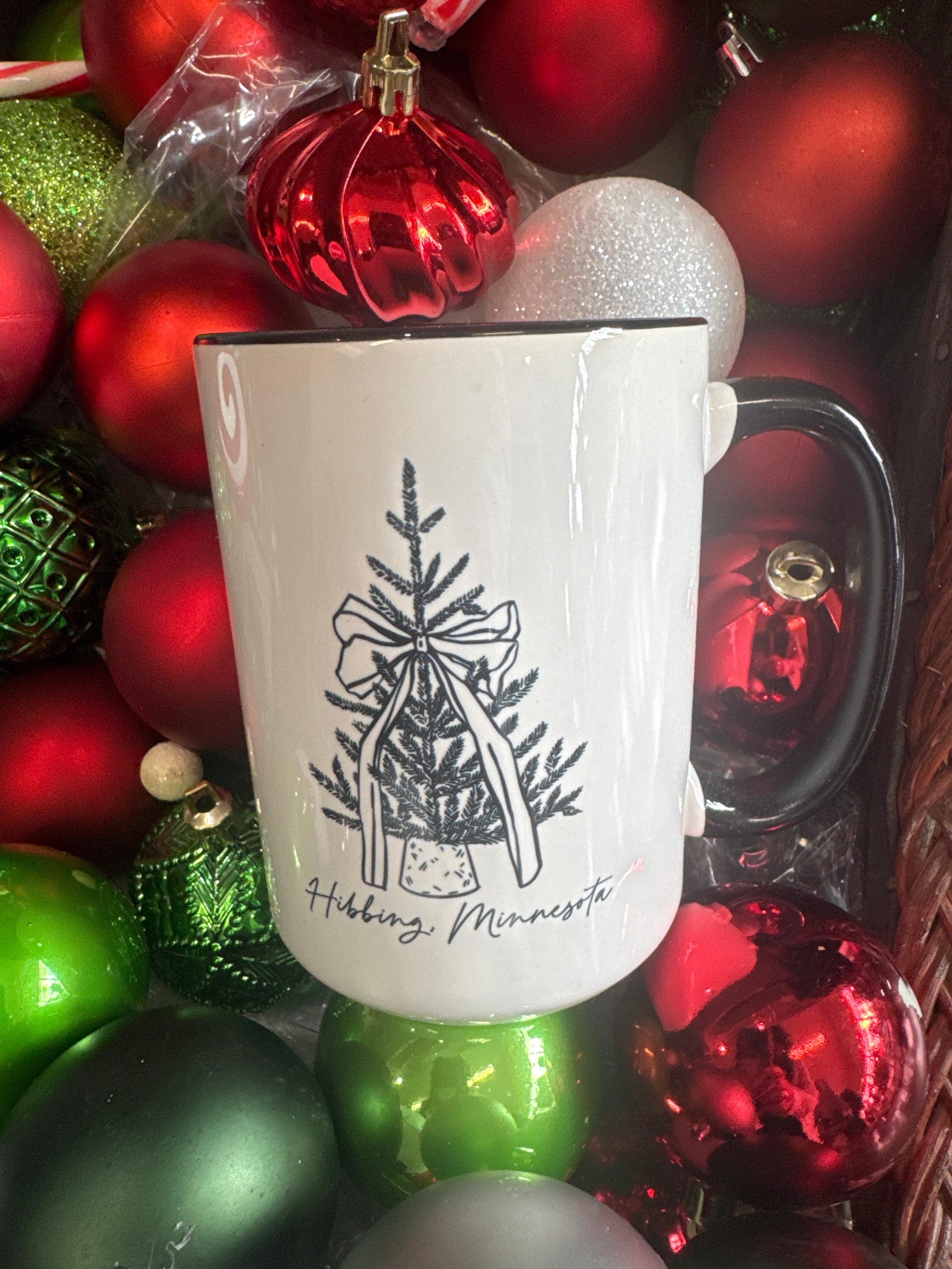 Hibbing, MN Christmas Tree Mug