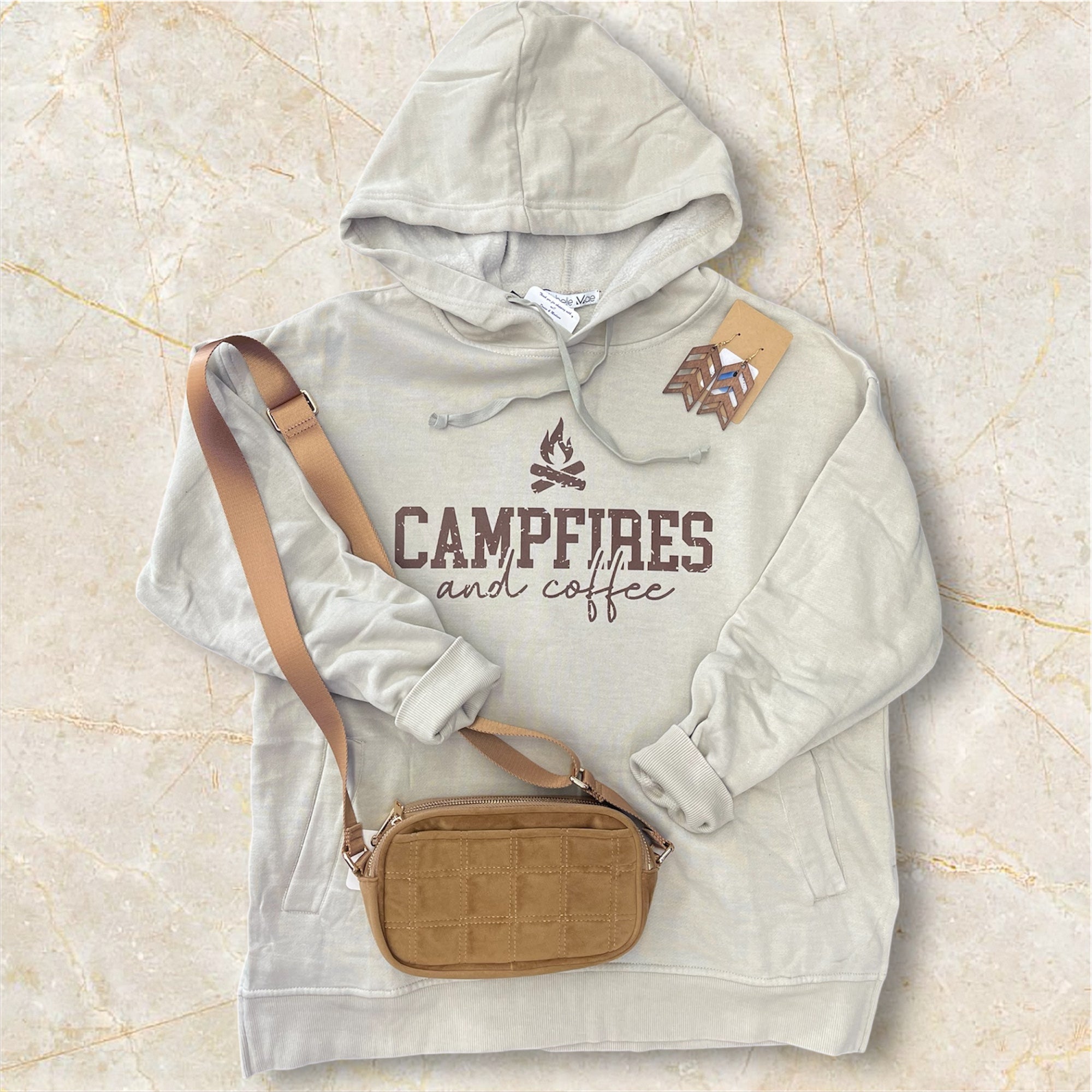 Campfires and Coffee Creme Sweatshirt