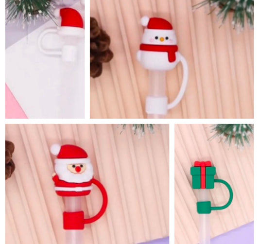 Holiday Straw Toppers