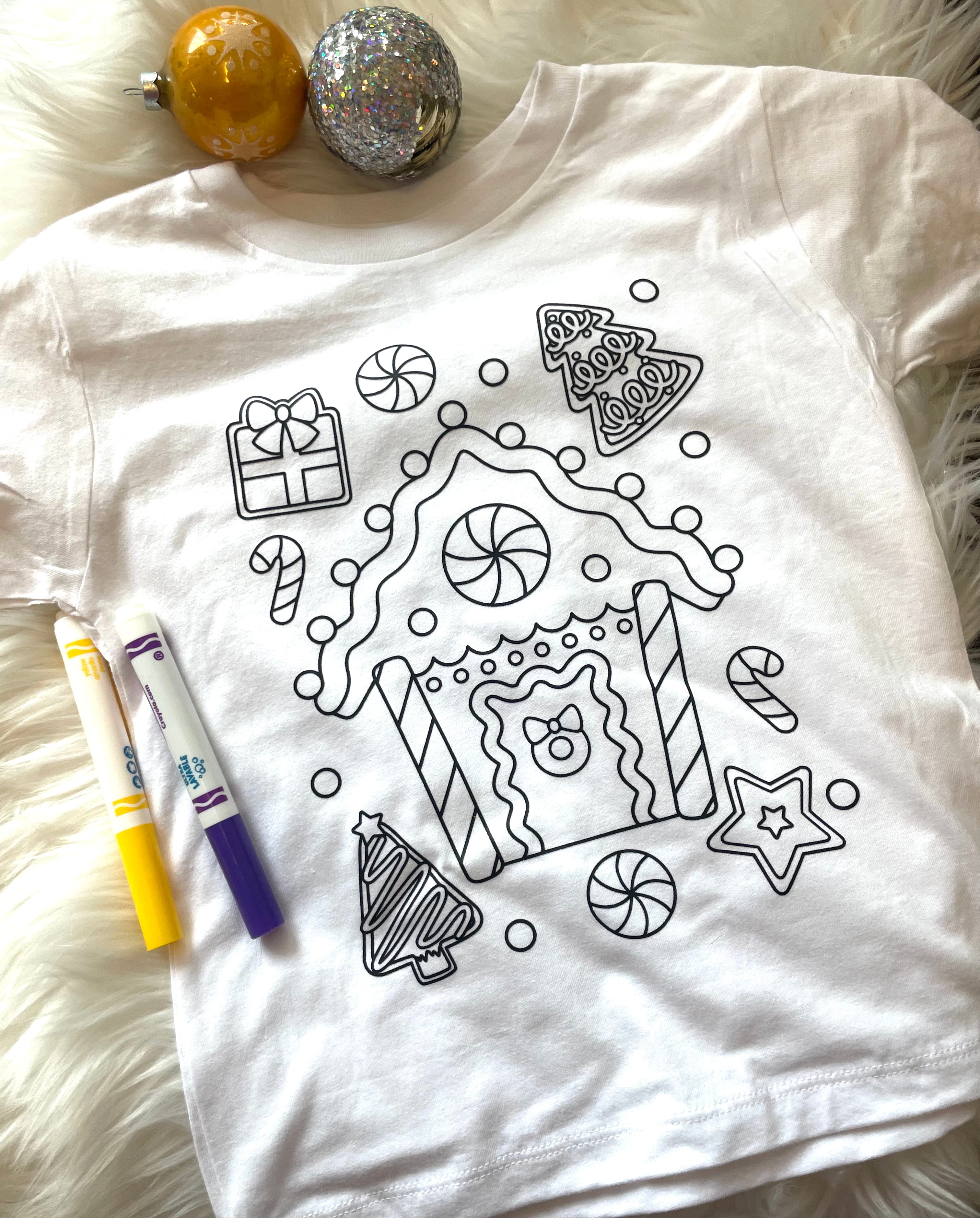 Kids Gingerbread Art Tee