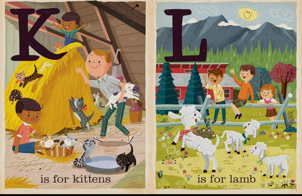 F Is For Farm: An Alphabet Board Book