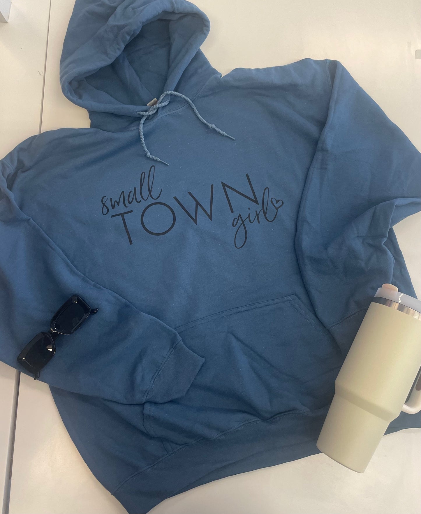 Indigo Blue Hoody ~ Small Town GIrl