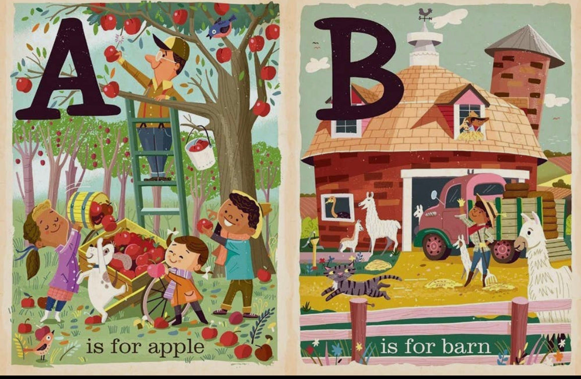 F Is For Farm: An Alphabet Board Book