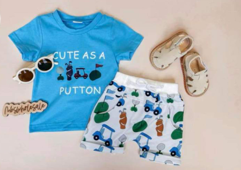 Cute as a Putton 2 Piece Set