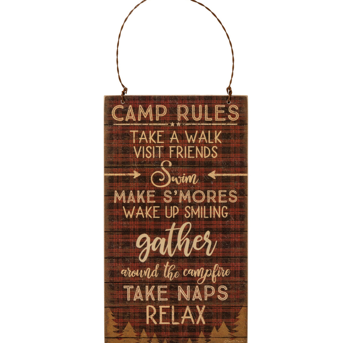 Camp Rules Sign