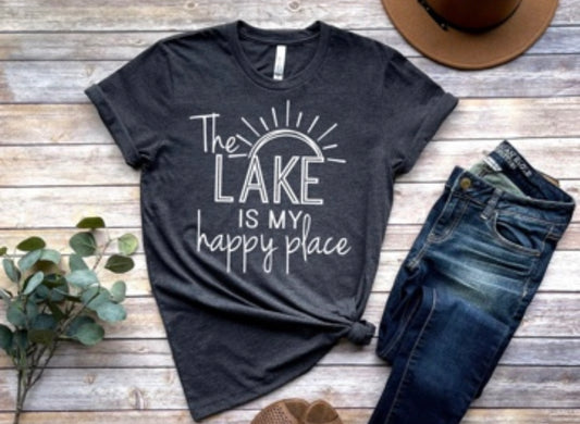 The Lake Is My Happy Place Tee