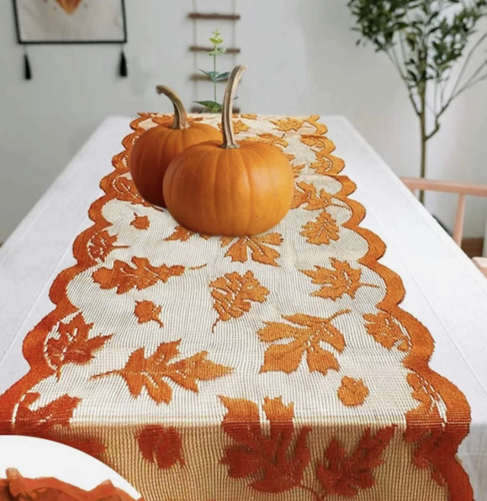 Lace Table Runner - Fall Favorite