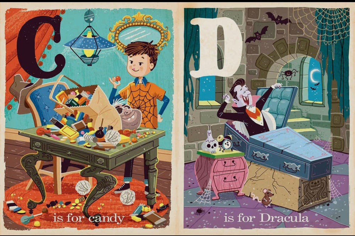 B Is For Boo! A Halloween Alphabet Board Book