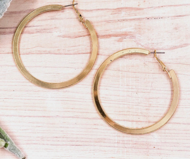 Elijah Gold Hoops