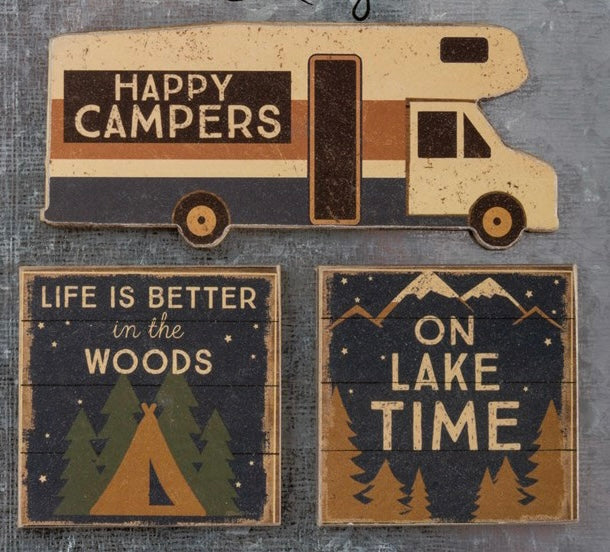 Camp Theme Magnets