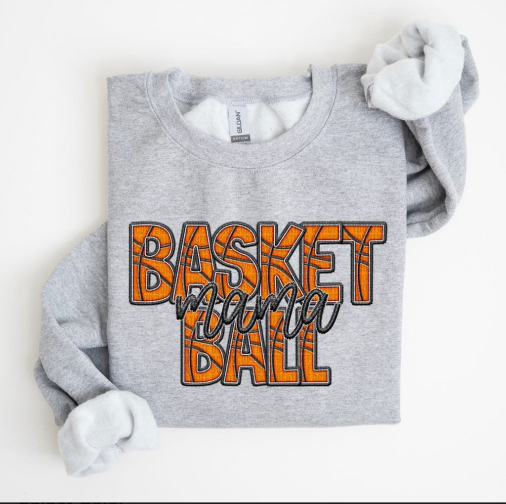 Basketball Crewneck ~ Mama, Grandma, Auntie