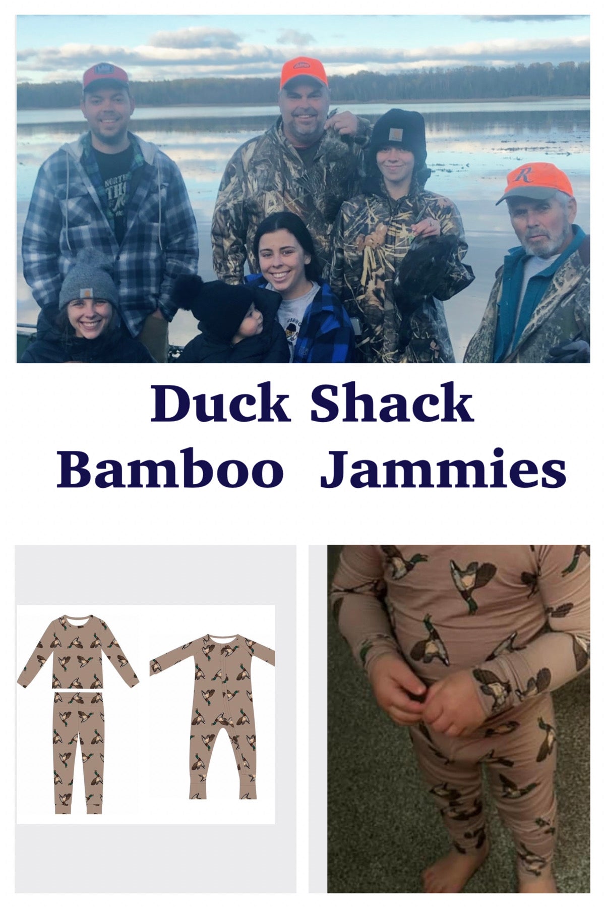 Duck Shack Bamboo Jammies