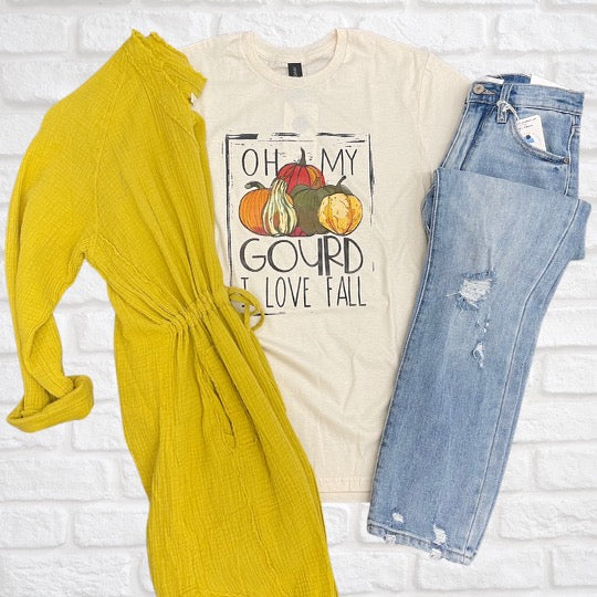 Oh My Gourd I Love Fall Tee