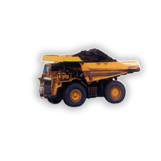 "The BIG Truck" Mining Vinyl Sticker