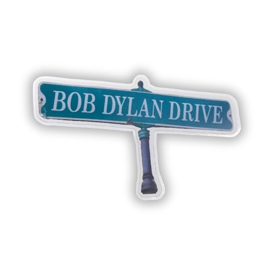 Bob Dylan Drive Vinyl Sticker